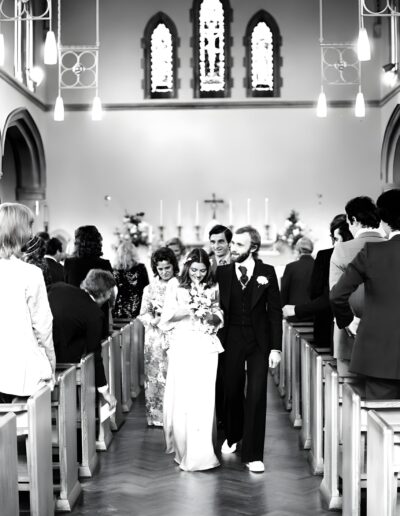 Phil & I were married on September 27th 1975 at St Joseph’s Catholic Church in Epsom Surrey